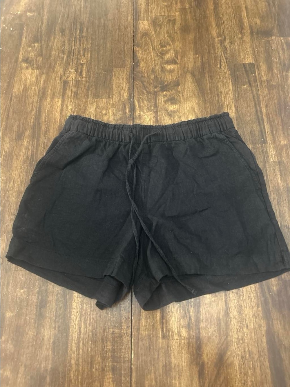 GAP Black Elastic Waist Athletic Lounge Shorts